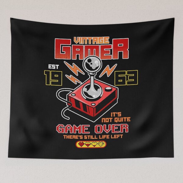 Item preview, Vintage Gamer Since 1963 Funny Birthday Gaming designed and sold by JRRTs.