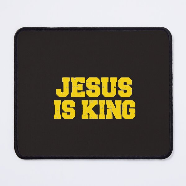 Item preview, Jesus Is King Kanye West Inspired Vintage Varsity Text designed and sold by DYALEEZ-XCR.