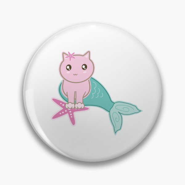 Item preview, Murrcat Pink Mermaid Fantasy Cat designed and sold by Kimonokatt.