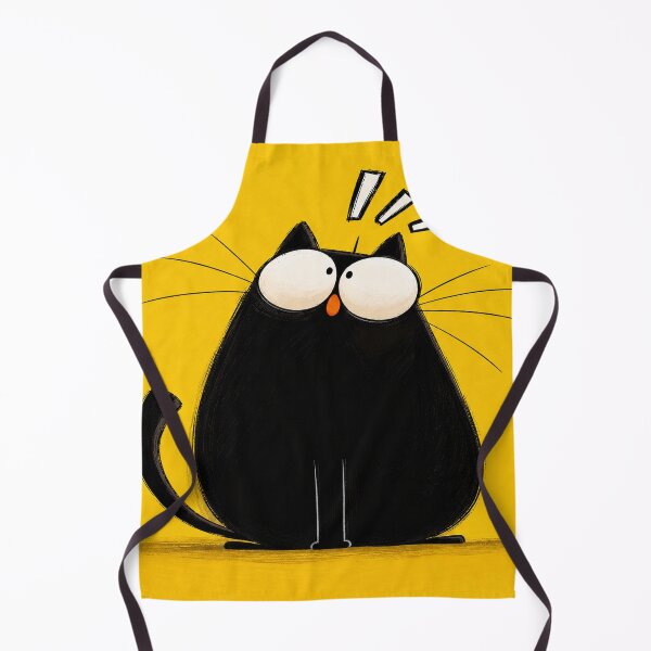 Item preview, Surprised Black Cat T-Shirt – Funny Wide Eyed Cat Shocked Face Cute Animal Tee designed and sold by Atum&Art.