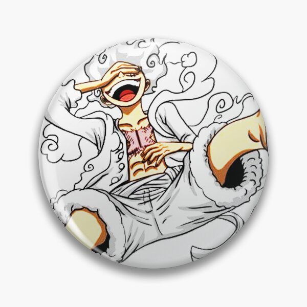 Item preview, Luffy Gear 5 Laughing Pose – One Piece Anime Art designed and sold by frantuliuss.