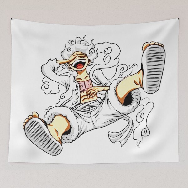 Item preview, Luffy Gear 5 Laughing Pose – One Piece Anime Art designed and sold by frantuliuss.