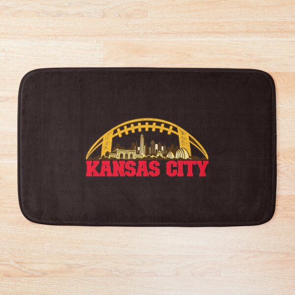 Item preview, Kansas City Skyline Football Vintage Red And Gold Graphic designed and sold by DYALEEZ-XCR.