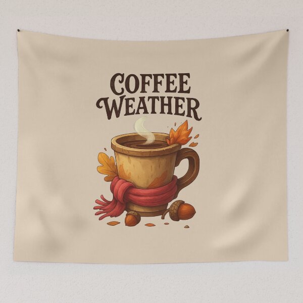 Item preview, Coffee Weather designed and sold by Helenaphotoart.