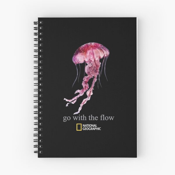 Item preview, National Geographic Go With The Flow Jellyfish Graphic T-Shirt designed and sold by VelourEmber.