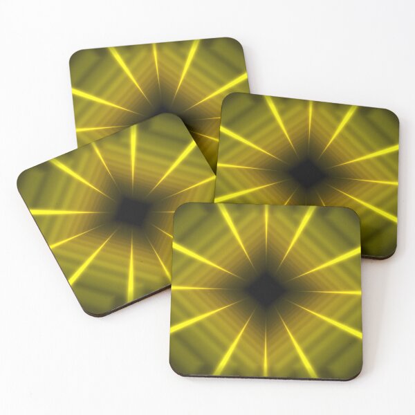 Item preview, Rotated Yellow Square Tunnel designed and sold by Electric Shock!! Design.