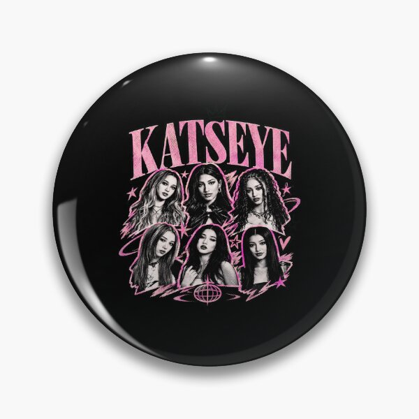 Item preview, Katseye Girl Group Vintage 90s Bootleg Pink Stars designed and sold by Dravienart.