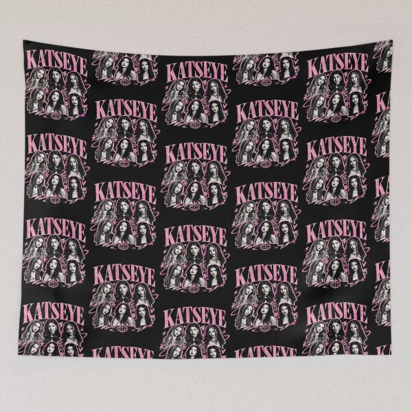 Item preview, Katseye Girl Group Vintage 90s Bootleg Pink Stars designed and sold by Dravienart.