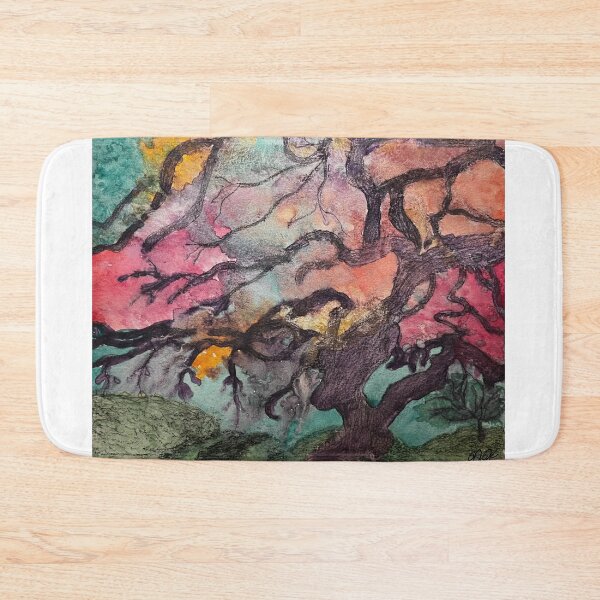 Item preview, Vibrant Abstract Tree – Colorful Nature Art Painting designed and sold by BirdandaBrush.