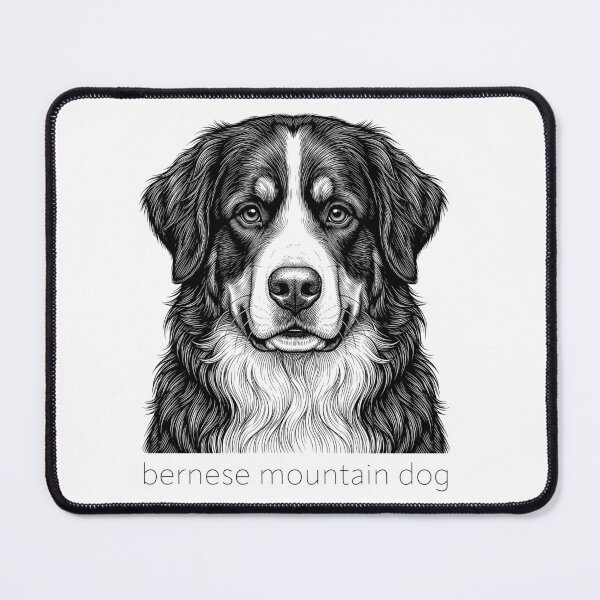 Item preview, Bernese Mountain Dog Illustration designed and sold by SUP-R-Ts.