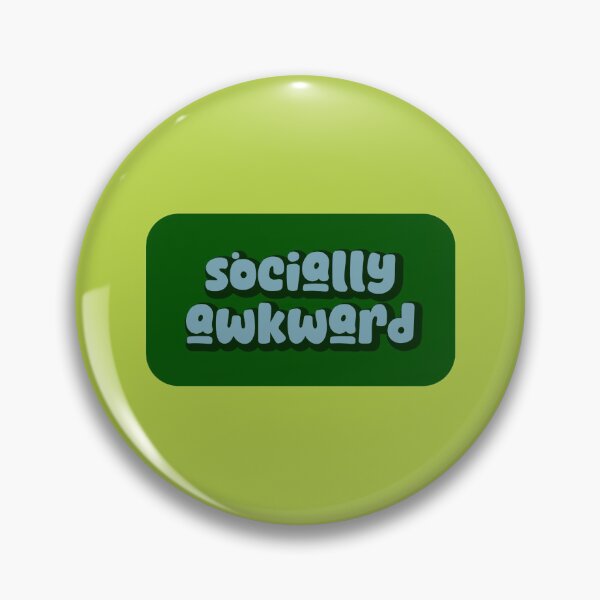 Item preview, SOCIALLY AWKWARD | neurodivergent humor designed and sold by thehappyintrovert .