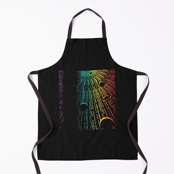 Item preview, Cosmic Rainbow Light Rays Orbs Geometric Abstract Art designed and sold by YarningsandYear.