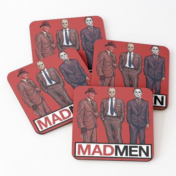 Item preview, MADMEN – Slasher Icons TV Show Parody designed and sold by BravenBold.