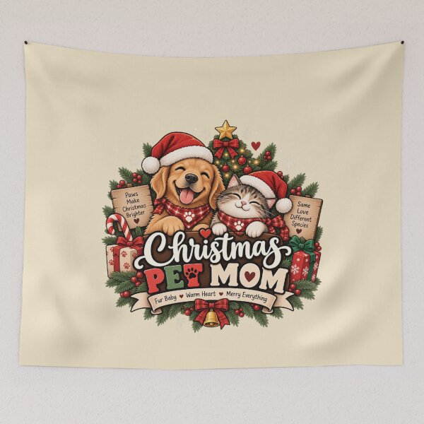 Item preview, Christmas Pet Mom Gift Dog Cat Lover Holiday Style designed and sold by Corvoria.