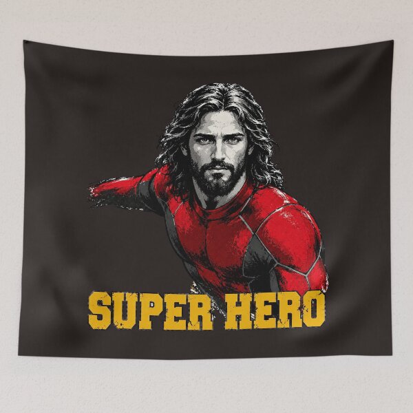 Item preview, Jesus Christ Super Hero Comic Style Graphic designed and sold by DYALEEZ-XCR.