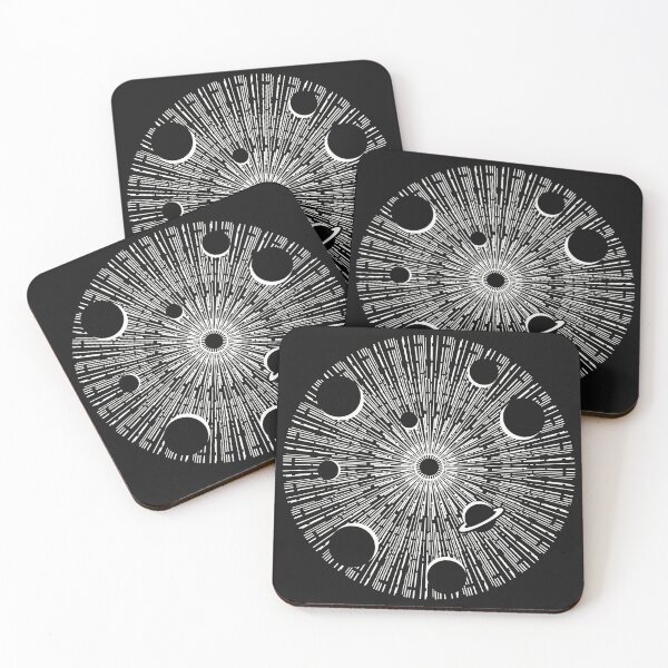 Item preview, Cosmic Sunburst Celestial Bodies Design designed and sold by YarningsandYear.