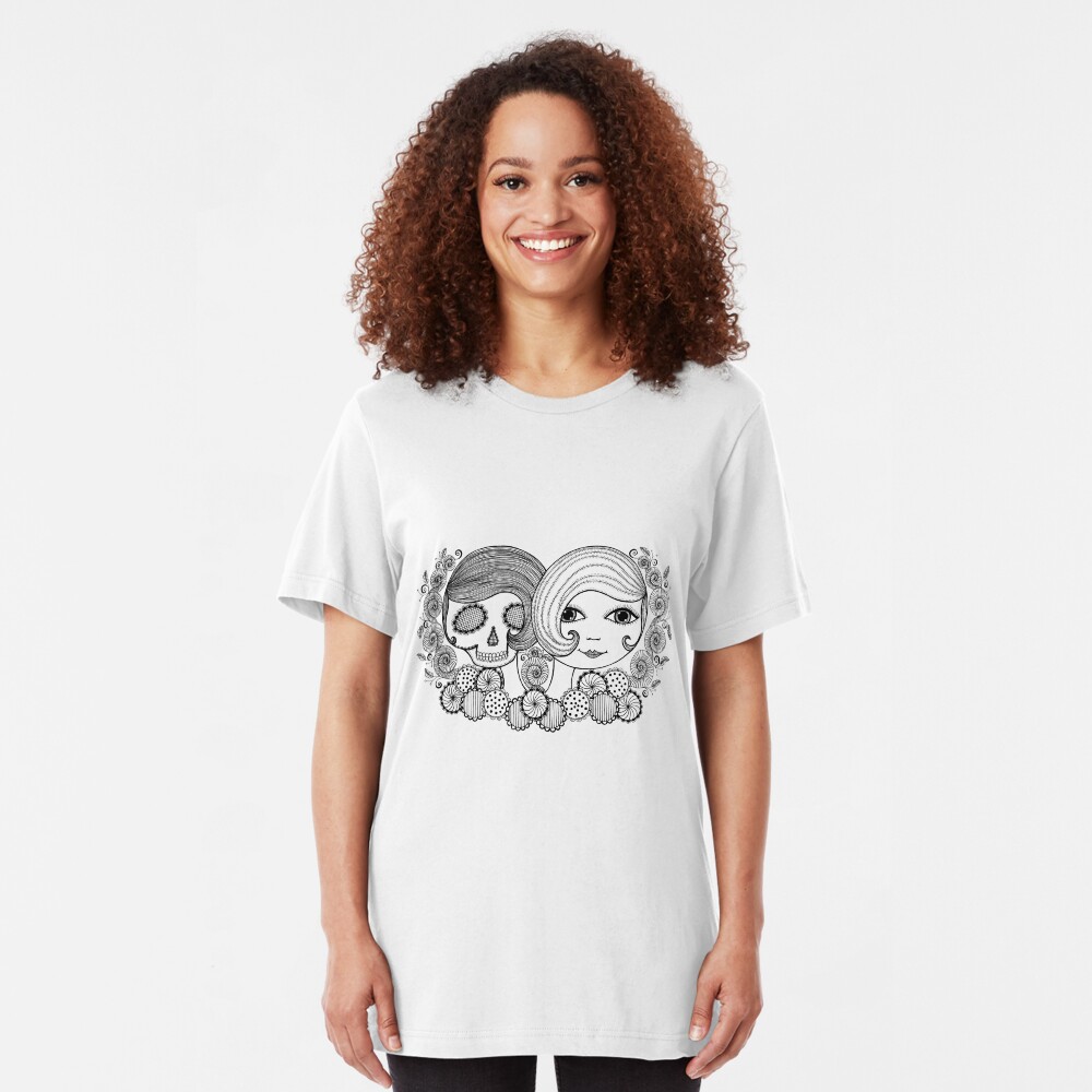 Shirley and her Shadow Slim Fit T-Shirt
