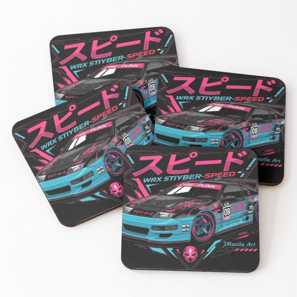 Item preview, Cyberpunk JDM - Neon Futuristic Anime Style by JMavila Art designed and sold by JMAVILA ART.