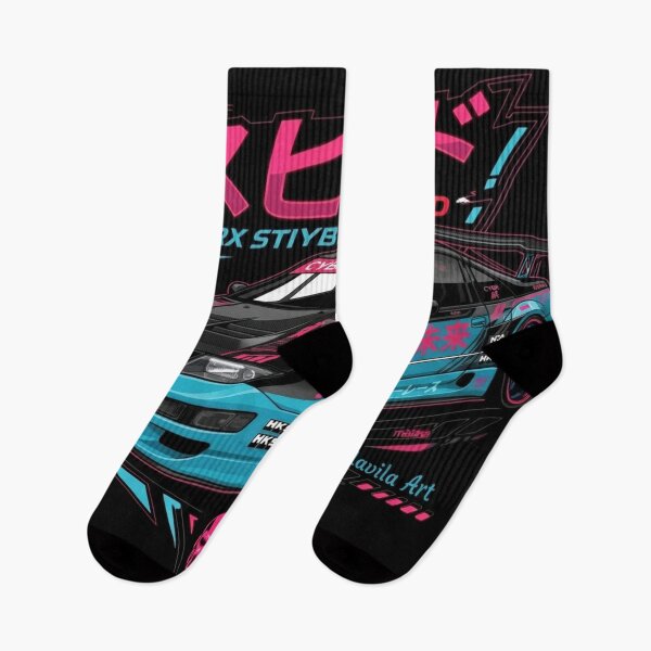 Item preview, Cyberpunk JDM - Neon Futuristic Anime Style by JMavila Art designed and sold by JMAVILA ART.