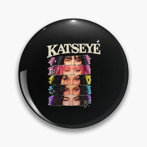 Item preview, Katseye Colorful Eyes Comic Halftone Pop Music designed and sold by Dravienart.