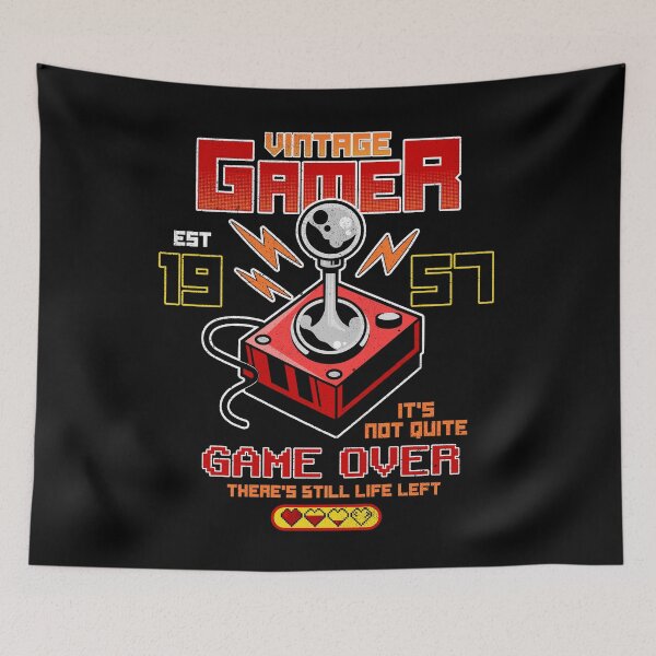 Item preview, Vintage Gamer Since 1957 Funny Birthday Gaming designed and sold by JRRTs.