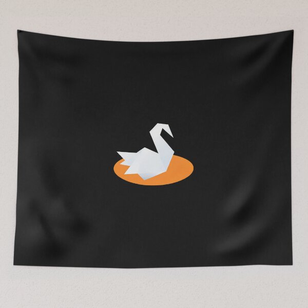 Item preview, Origami Swan on Vinyl Record-22 designed and sold by YarningsandYear.