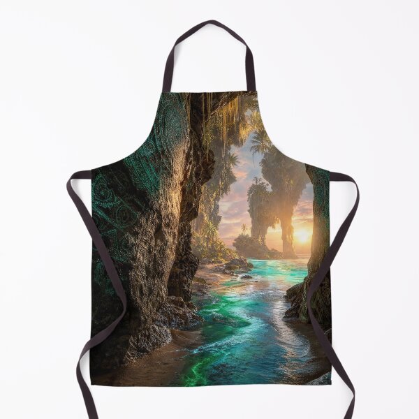 Item preview, Glowing Sacred Geometry Tropical Cave Sunset Portal | Monkeybusiness designed and sold by monkeybusiness.pt.
