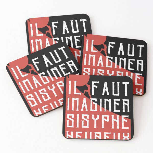Item preview, Albert Camus Il Faut Imaginer Sisyphe Heureux ( Le Mythe De Sisyphe ) designed and sold by kopkoukenb.