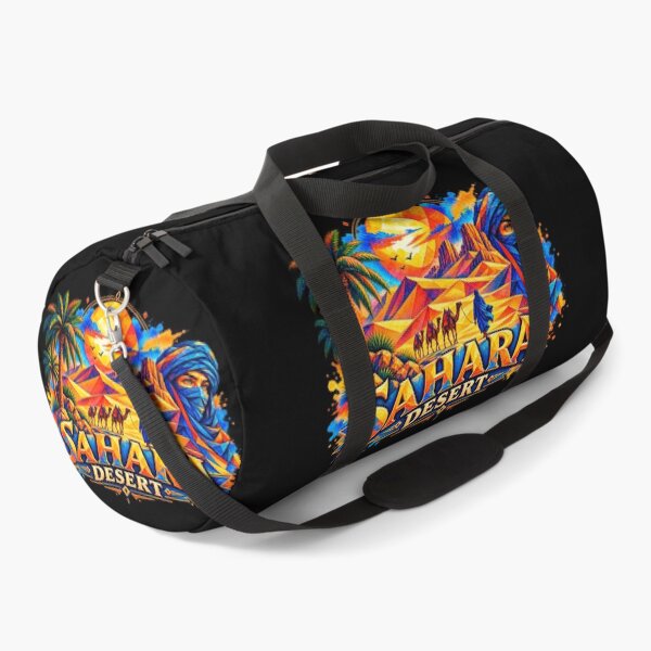 Item preview, ❗ Sahara Desert: Sunset Camel Caravan, African Desert Adventure, Travel Art for Adventure Lovers designed and sold by Geometric Art..