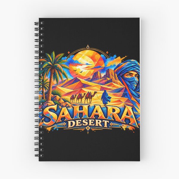 Item preview, ❗ Sahara Desert: Sunset Camel Caravan, African Desert Adventure, Travel Art for Adventure Lovers designed and sold by Geometric Art..