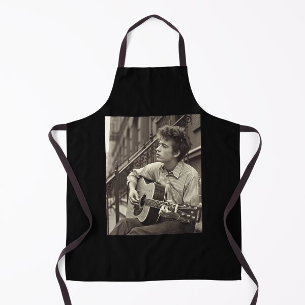 Item preview, Bob Dylan Vintage Acoustic Portrait designed and sold by Catsi-Nook-Art.