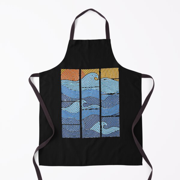 Item preview, Abstract Waves Sun Art Mosaic designed and sold by YarningsandYear.