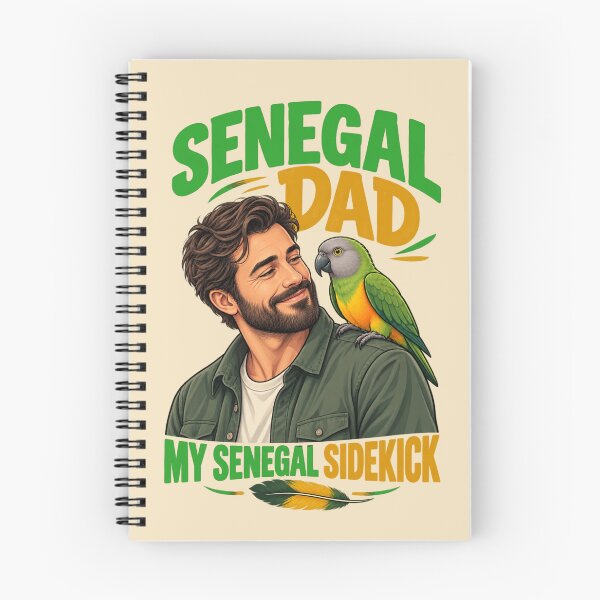 Item preview, Senegal Parrot Dad My Feathered Sidekick designed and sold by PunchDrop.