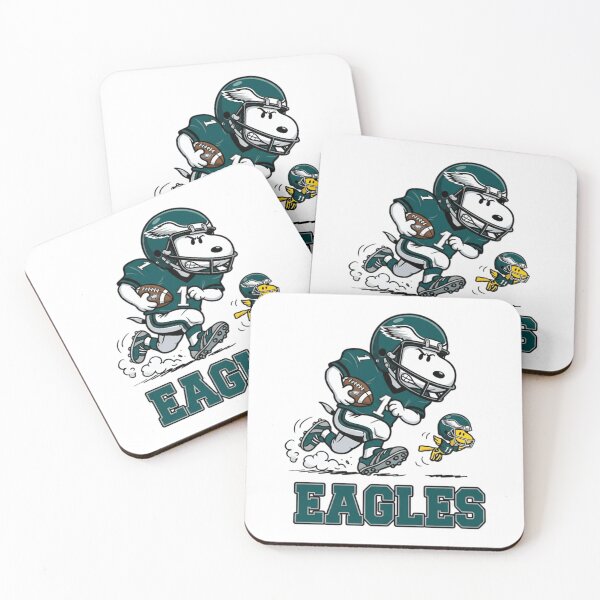 Item preview, Snoopy and Woodstock Philadelphia Eagles Football Action designed and sold by Catsi-Nook-Art.