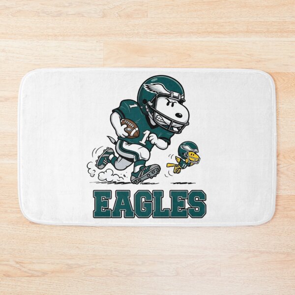 Item preview, Snoopy and Woodstock Philadelphia Eagles Football Action designed and sold by Catsi-Nook-Art.