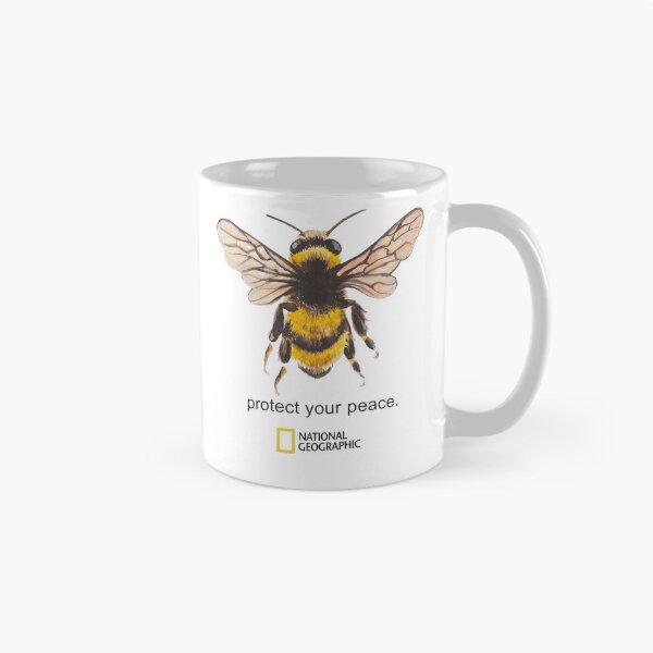 Item preview, National Geographic Bee Protect Your Peace Graphic T-Shirt designed and sold by VelourEmber.