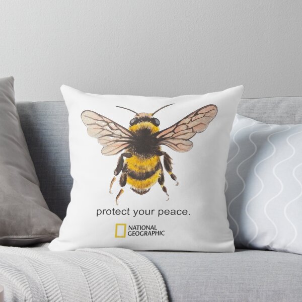 Item preview, National Geographic Bee Protect Your Peace Graphic T-Shirt designed and sold by VelourEmber.