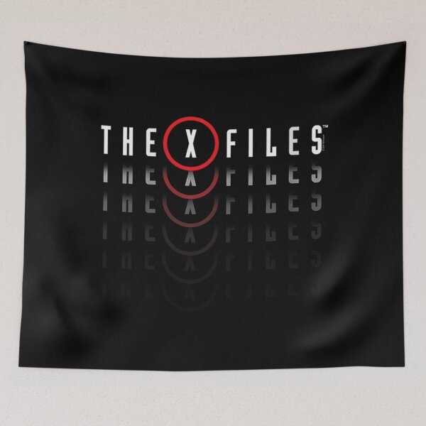 Item preview, The X-Files Retro Repeating Logo Design designed and sold by Catsi-Nook-Art.