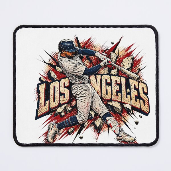 Item preview, Mookie-Betts-Los Angeles Baseball Power Swing Graphic designed and sold by DYALEEZ-XCR.