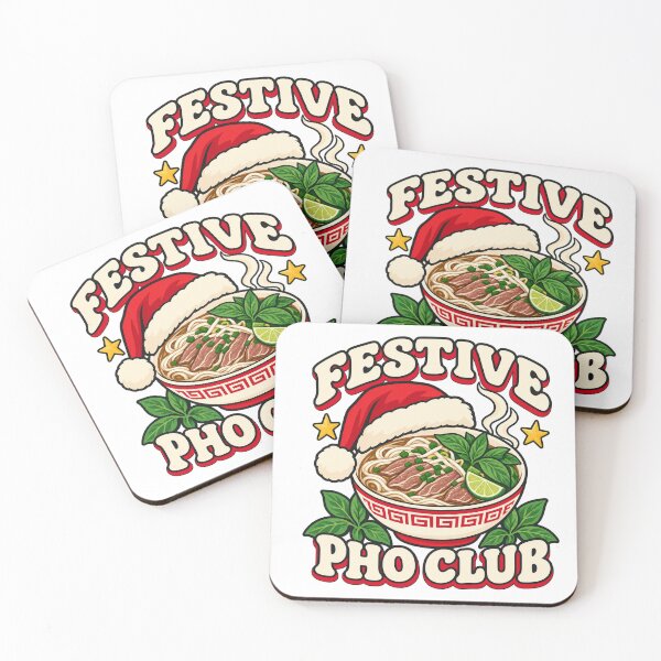 Item preview, Festive Pho Club - Christmas Noodle Bowl designed and sold by AIARTIST1.