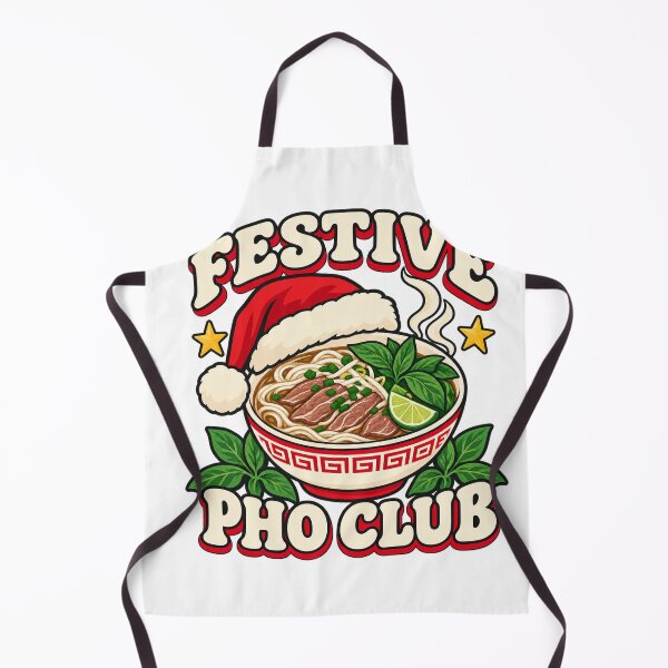Item preview, Festive Pho Club - Christmas Noodle Bowl designed and sold by AIARTIST1.