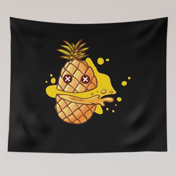 Item preview, Funny Sliced Pineapple Graphic Shirt designed and sold by KiblyTees.