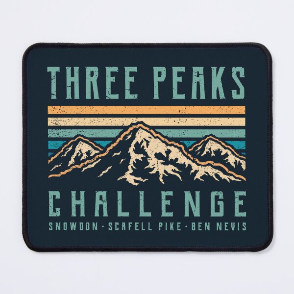 Item preview, 3 Peaks Challenge - Retro designed and sold by TigerTom Design.