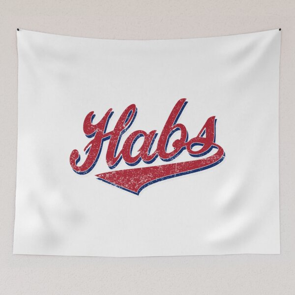Item preview, Vintage Habs Montreal Team Spirit Design designed and sold by Catsi-Nook-Art.