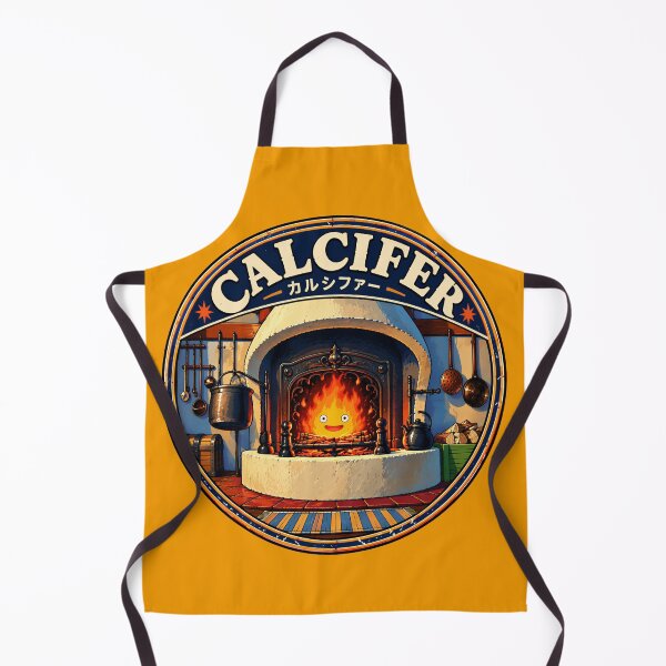Item preview, Calcifer Fire Demon Hearth Badge - Howl's Moving Castle Fan Art designed and sold by killem667.