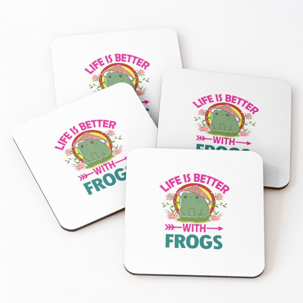 Item preview, LIFE IS BETTER WITH FROGS designed and sold by thebestposter.