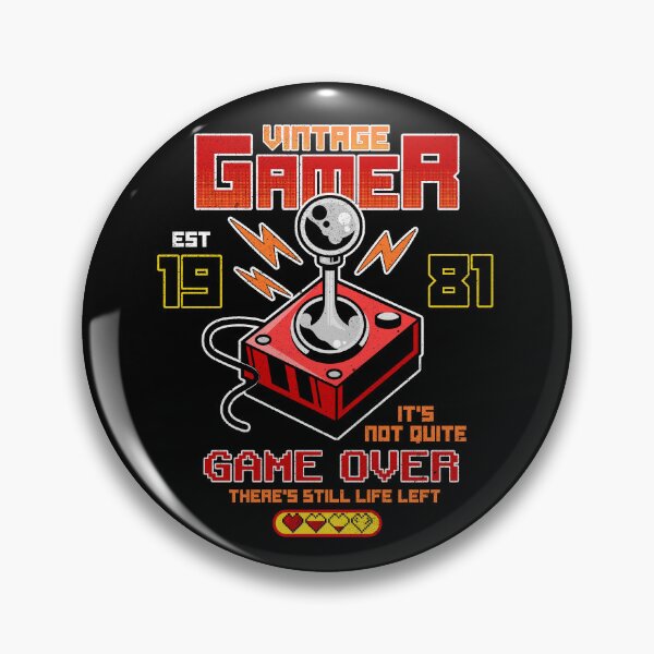 Item preview, Vintage Gamer Since 1981 Funny Birthday Gaming designed and sold by JRRTs.