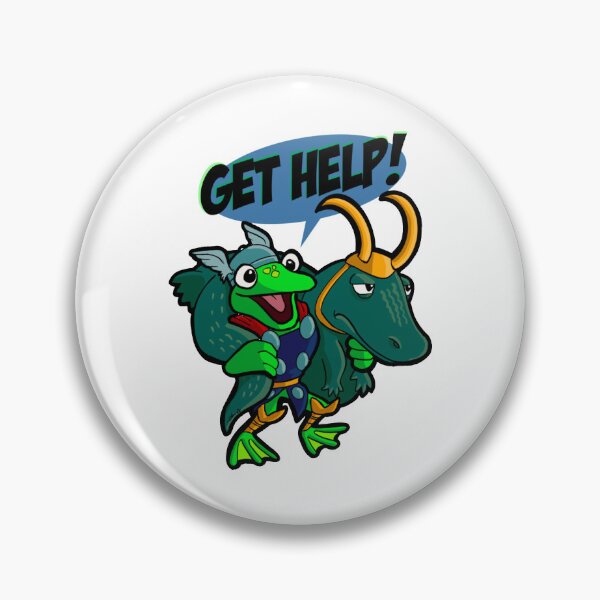Item preview, Get Help! Frog and Lizard Duo designed and sold by Catsi-Nook-Art.
