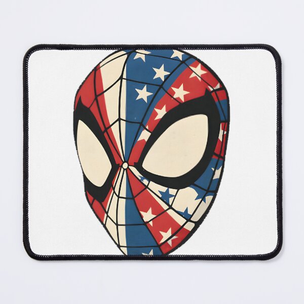 Item preview, Patriotic Arachnid Hero Vintage Comic Book Style Mask Graphic Art | ⭐⭐⭐⭐⭐ designed and sold by Jasper Turpie.