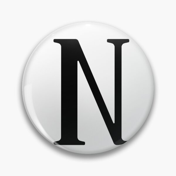 Item preview, Letter N Minimalist Initial Aesthetic designed and sold by UnrealShopKelko.